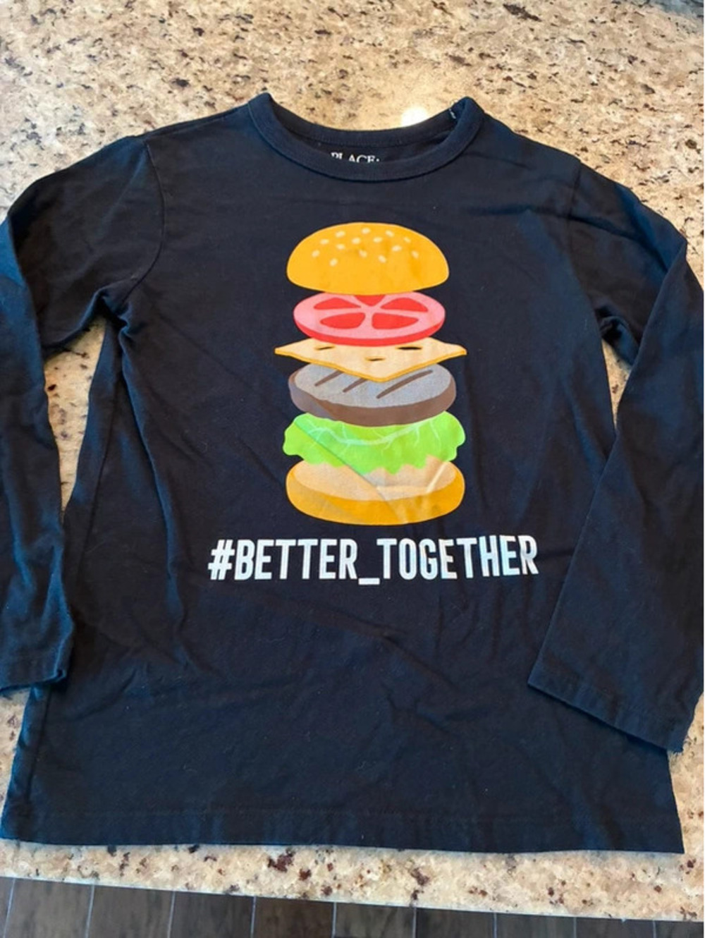 Children’s Place burger shirt